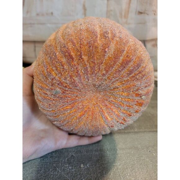 Orange gourd pumpkin fall Harvest Halloween decor figure - Picture 7 of 7